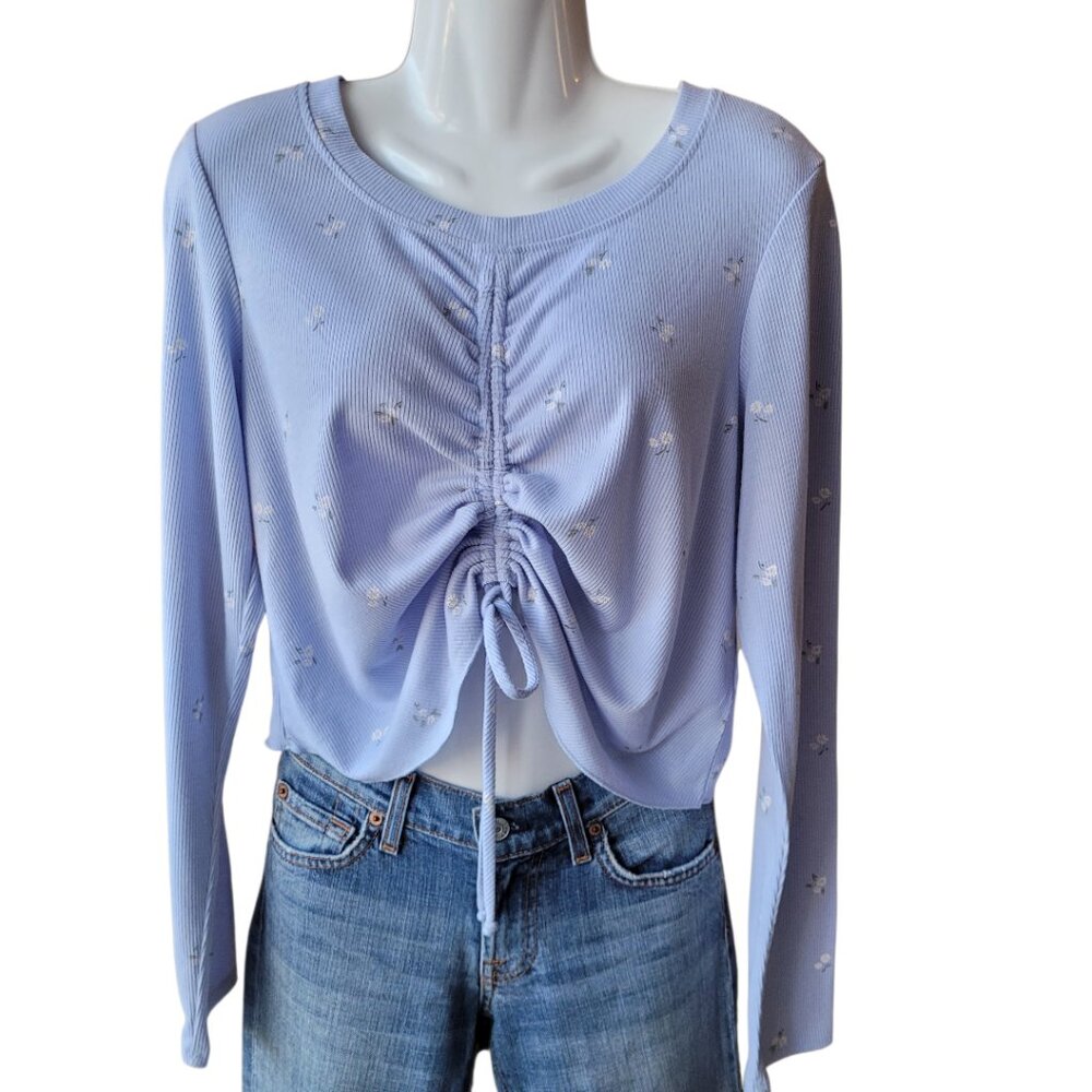 ARIZONA JEAN CO LONG-SLEEVE CROP TOP SIZE XXL